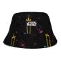 STAR WARS A New Hope Neon Space Battles Children's Bucket Hat, Black (FC531461STW)