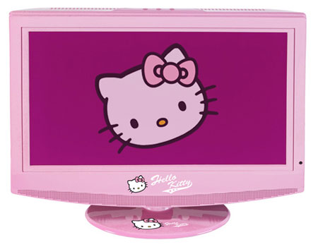 HELLO KITTY 15 6 inch 16 9 LCD TFT TV with USB Port HELLO KITTY 15 6 inch 16 9 LCD TFT TV with USB Port