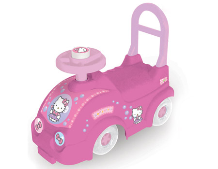 hello kitty kids ride on car with push bar ohky67 meroncourt hello kitty kids car