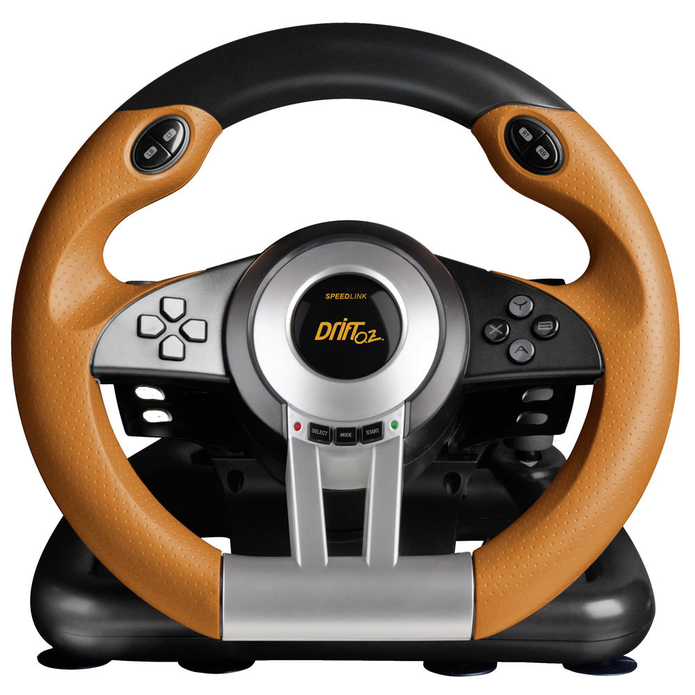 SPEEDLINK Drift O.Z. Racing Wheel with Pedals and Gear Stick for PC
