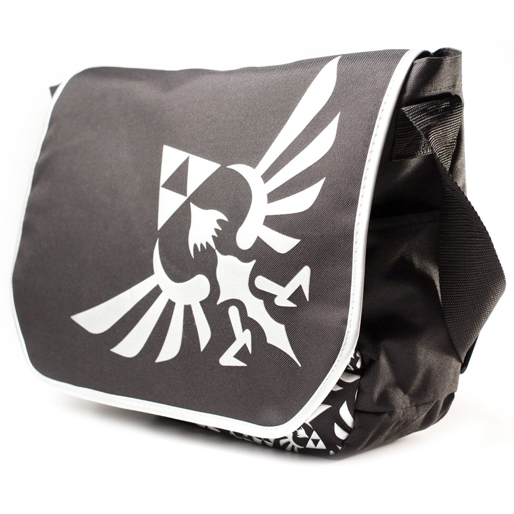 NINTENDO LEGEND OF ZELDA Polyester Messenger Bag with Embroider Link ...