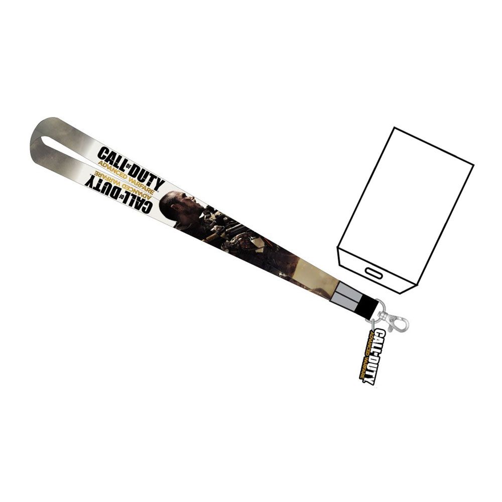 CALL OF DUTY Advanced Warfare Soldier and Logo Lanyard, White (LA2CFRAWA) Meroncourt