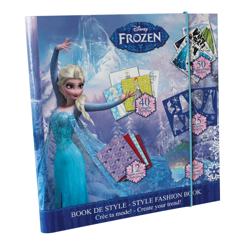 Hour Of Code Reine Des Neiges DISNEY Frozen Style Fashion Sketch Book (CFRO101) | Meroncourt