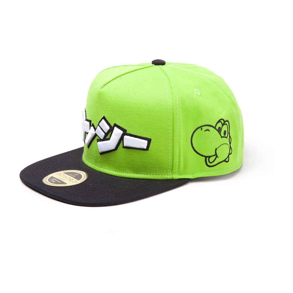 NINTENDO Super Mario Bros. Japanese Yoshi Logo Snapback Baseball Cap