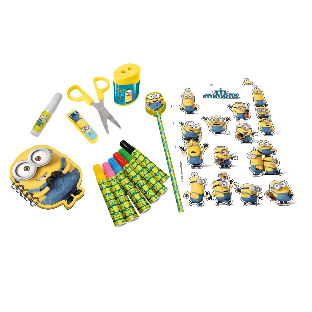 MINIONS 15pcs Multi-Activities Stationery Set (CMIN046) | Meroncourt