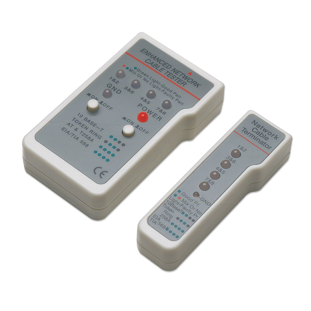 Multifunction Network Cable Tester, Grey (351898) Meroncourt