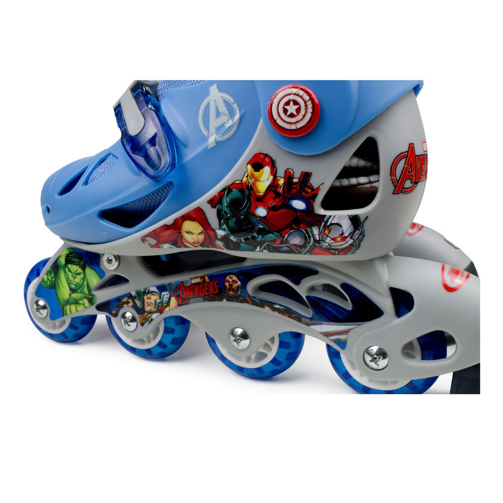 MARVEL COMICS Avengers Assemble Kid's Inline Roller Skates, Adjustable