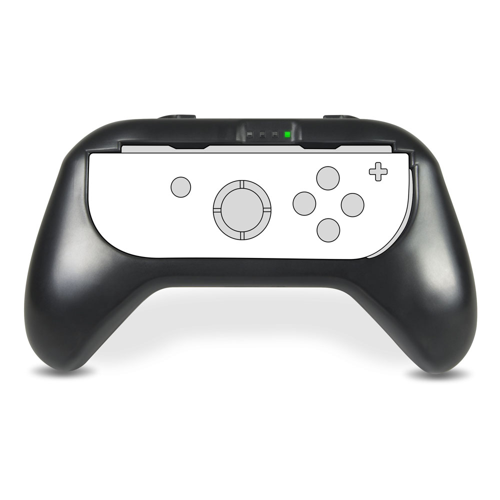 SPEEDLINK Ergonomic Grip Handle Set for Nintendo Switch Joycons, Black (SL330605BK) Meroncourt