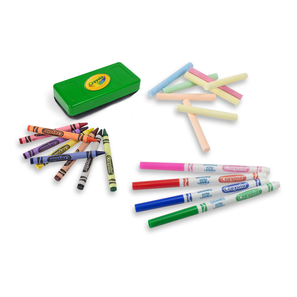 CRAYOLA Double Sided Children's Wooden Art Easel with Creative