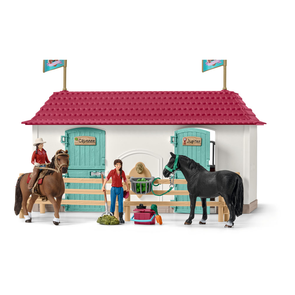 schleich horse stable with accessories for sale