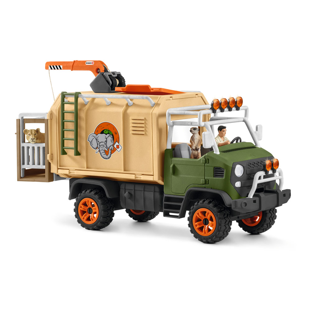 schleich safari animal rescue truck