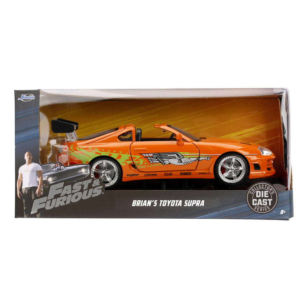 Jada Toys- Miniature Voiture Toyota Supra Brian Fast and Furious