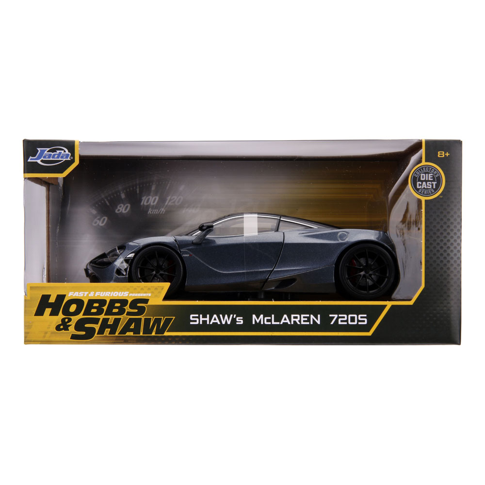 FAST & FURIOUS Hobbs & Shaw Shaw's McLaren 720 Diecast Toy Sports Car