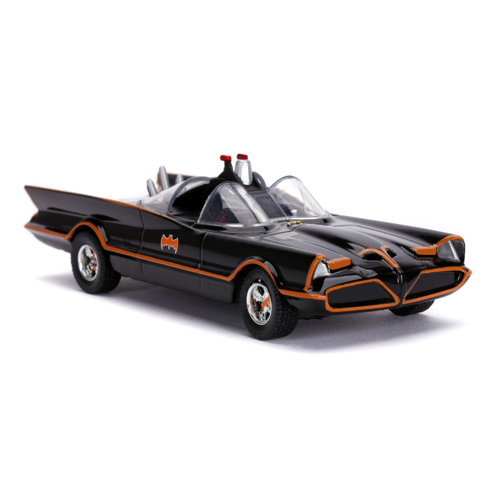 DC COMICS Batman 1966 TV Series Classic Batmobile Diecast Toy Car with