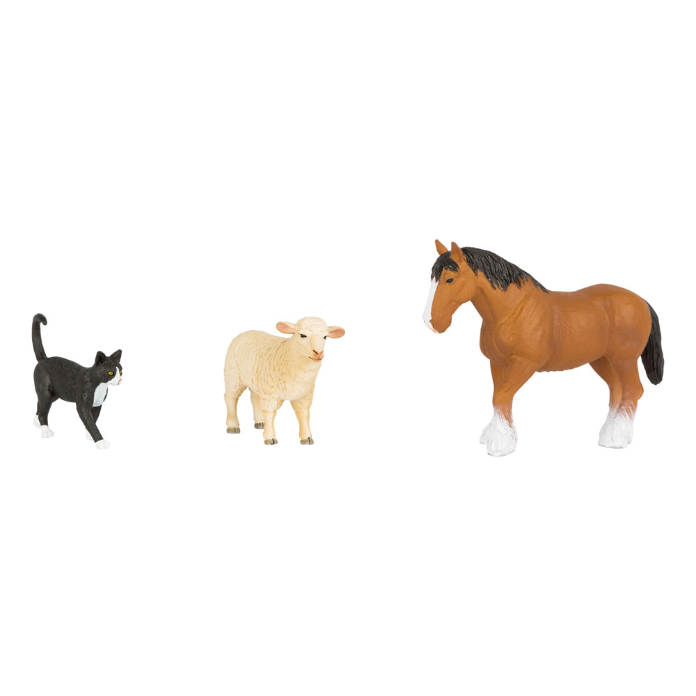 Three Years Unisex Legler LEGLER Small Foot Woodfriends Farm Animals Toy Figures Set 