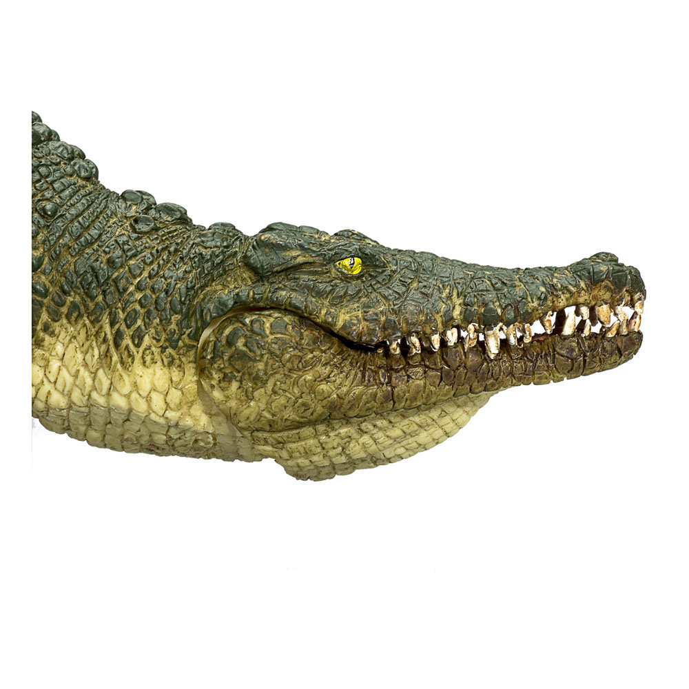 ANIMAL PLANET Wild Life & Woodland Crocodile with Articulated Jaw Toy  Figure, Three Years and Above, Green/Tan (387162) | Meroncourt