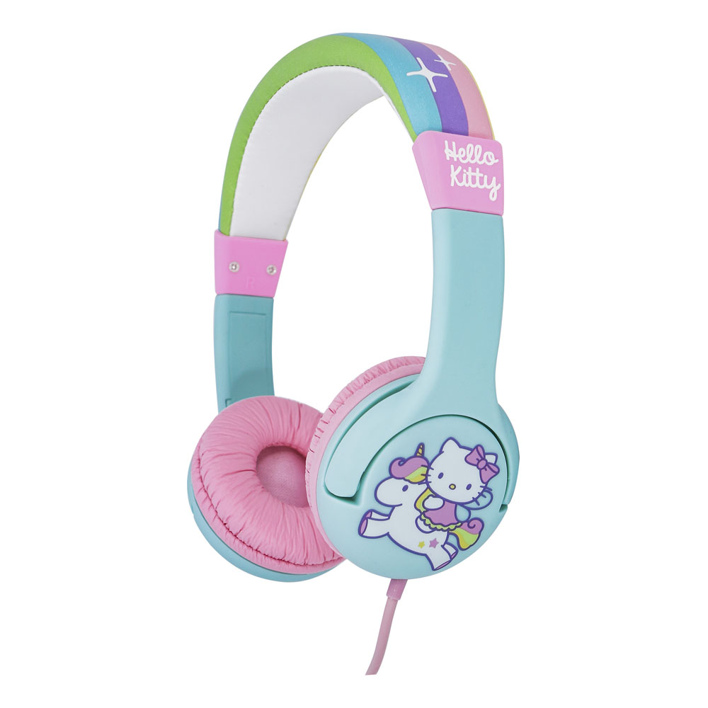 HELLO KITTY Unicorn Rainbow Kitty Premier Children's Headphone, 3 to 7