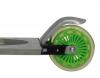 FUNBEE One Children's Aluminium 2 Wheel Scooter with Adjustable Height, Unisex, Grey/Green (OFUN01)