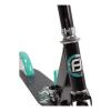 FUNBEE City Children's Two Wheel Inline Scooter, 14 Years or Above, Black/Turquoise (OFUN60)