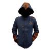 ASSASSIN'S CREED Unity Denim Finish Extra Extra Large Premium Lightweight Jacket with Attached Hood, Blue (JK178911ASC-XXL)