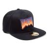 DOOM Logo Patch Snapback Baseball Cap, Black (SB601706DOO)