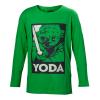 STAR WARS Yoda with Lightsaber Long Sleeve Shirt, Kid's Boy, 134/140, Years 8 to 10, Green (LSY19601STW-134/140)