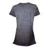 NINTENDO Gameboy 3D Logo Oil Washed T-Shirt, Female, Extra Extra Large, Grey (TS132506NTN-2XL)