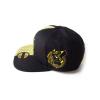 POKEMON Block Pikachu Snapback Baseball Cap, Unisex, Black/Yellow (SB500130POK)