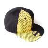 POKEMON Block Pikachu Snapback Baseball Cap, Unisex, Black/Yellow (SB500130POK)