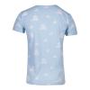 DISNEY Toy Story 4 Logo with All-over Clouds T-Shirt, Male, Large, Blue (TS318030TOY-L)