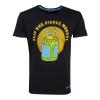 RICK AND MORTY Flip the Pickle T-Shirt, Male, Extra Extra Large, Black (TS052025RMT-2XL)
