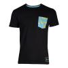 RICK AND MORTY Banana Pocket T-Shirt, Male, Large, Black (TS110015RMT-L)