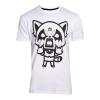 AGGRETSUKO Retsuko Rage I Wanna Eat T-Shirt, Male, Small, White (TS681604AGG-S)