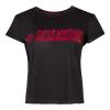NINTENDO SNES Logo Cropped T-Shirt, Female, Extra Extra Large, Black (TS126084NTN-2XL)
