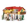 SCHLEICH Farm World Large Farm House Toy Playset, 3 to 8 Years, Multi-colour (42407)