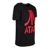 ATARI Red Logo T-Shirt, Male, Small, Black (TS046262ATA-S)