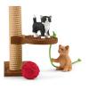 SCHLEICH Farm World Playtime for Cute Cats Toy Playset, 3 to 8 Years, Multi-colour (42501)