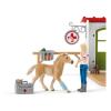 SCHLEICH Farm World Veterinarian Practice with Pets Toy Playset, 3 to 8 Years, Multi-colour (42502)