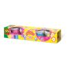 SES CREATIVE Children's Glitter Clay Modelling Dough Set, 4 Colour Pots, 2 to 12 Years, Multi-colour (00466)