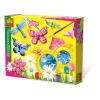 SES CREATIVE Children's Butterfly Glitter Casting and Painting Set, 3 to 12 Years, Multi-colour (01131)