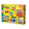 SES CREATIVE Children's I Learn to Cut, Make Mosaics and Perforate Set, 3 to 6 Years, Multi-colour (14878)