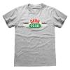 FRIENDS Central Perk T-Shirt, Unisex, Large, Grey (FRE00024TSCLL)