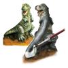 SES CREATIVE Children's T-rex Casting and Painting Set, Unisex, 5 to 12 Years, Multi-colour (01283)