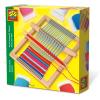 SES CREATIVE Children's Weaving Loom Kit, Unisex, 6 Year to 12 Years, Multi-colour (00876)