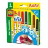 SES CREATIVE Children's My First Baby Markers Set, 8 Colours, Unisex, 1 to 4 Years, Multi-colour (00299)