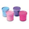 SES CREATIVE Children's Girly Washable Fingerpaint Set, 4 Paint Pots (145ml), Girl, 3 to 6 Years, Multi-colour (00304)