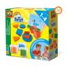 SES CREATIVE Children's My First Modelling Dough with Cutters Set, 3 Pots, Unisex, 1 to 4 Years, Multi-colour (14433)