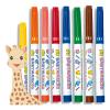 SES CREATIVE Children's My First Sophie La Giraffe Baby Markers Set, 8 Colours, Unisex, 12 Months and Above, Multi-colour (14491)