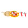 LEGLER Small Foot Children's Wooden Cuttable Pizza Toy Play Set, Unisex, Three Years and Above, Multi-colour (11063)