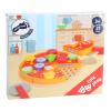 LEGLER Small Foot Children's Wooden Cuttable Pizza Toy Play Set, Unisex, Three Years and Above, Multi-colour (11063)